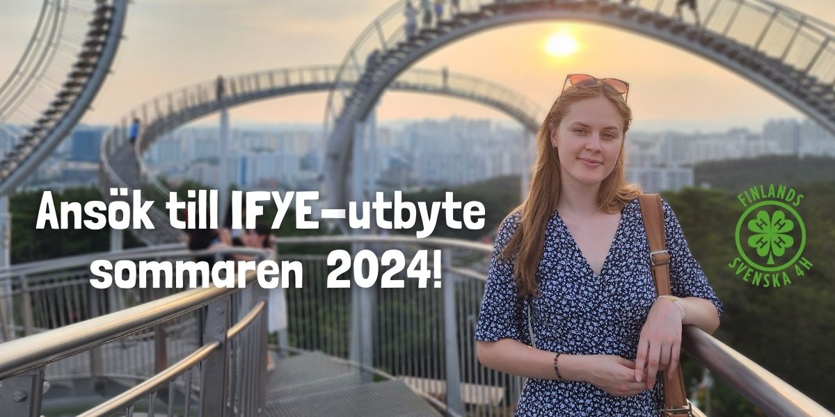 Ansökan öppen till internationellt 4H-utbyte för unga 2024